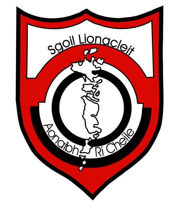 Welcome to the Sgoil Lionacleit website. This image is of our school badge. Please click on it to return to the schools home page.